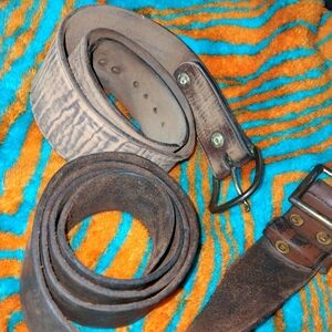 WWII 2 belts and supplies kit